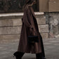 Oversized wool coat