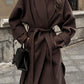 Oversized wool coat