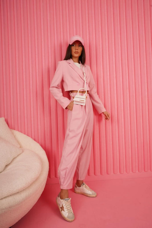 Pink suit