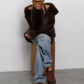 Short Eco Fur Coat