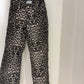 Leopard denim